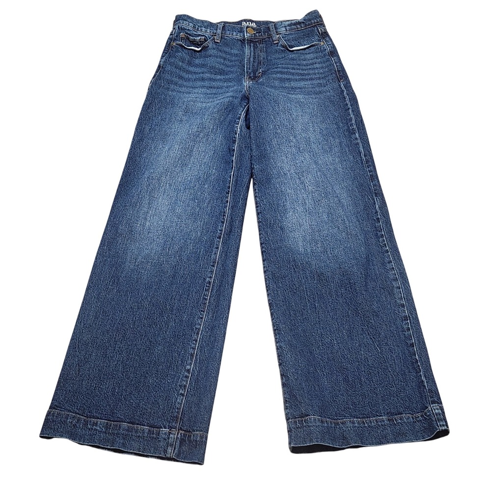 a.n.a. New‎ Approach Size 6T High Rise Wide Leg Jeans Dark Wash Denim Trendy